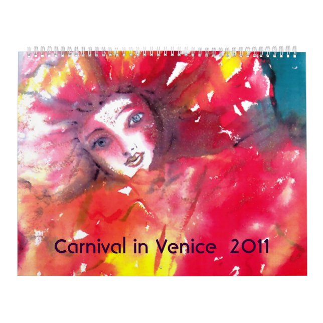 Karneval i Venedig 2011 Kalender (Omslag)