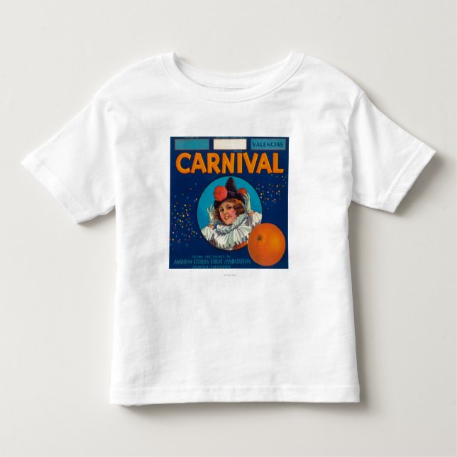 Karneval orange LabelAnaheim, CA T Shirt (Framsida)