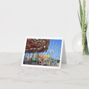 Karneval tomma Notecard Kort
