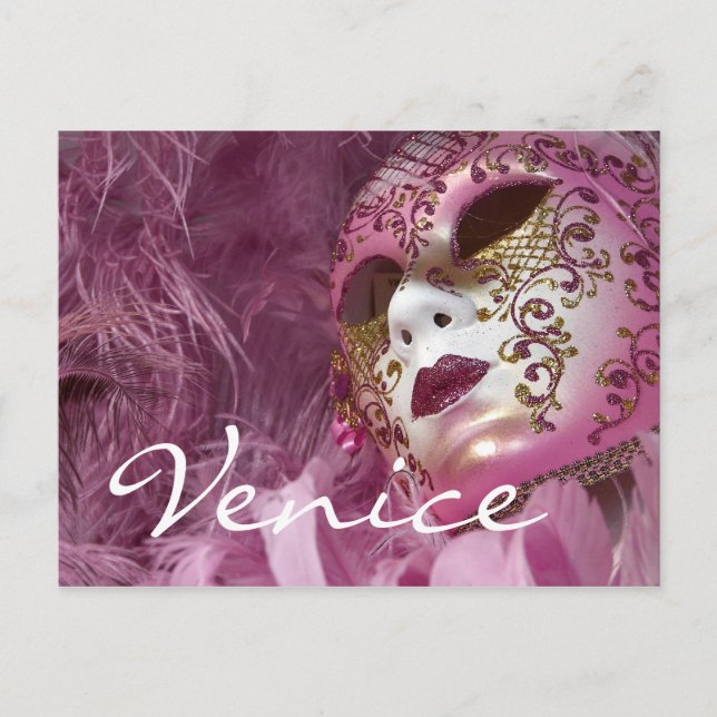 Karneval Venedig Vykort (Framsida)