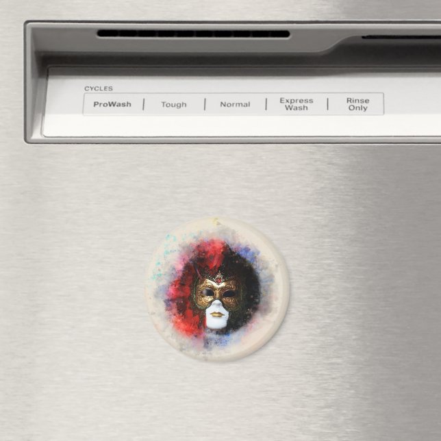 karneval venetiansk mask magnet (In Situ (Dishwasher))
