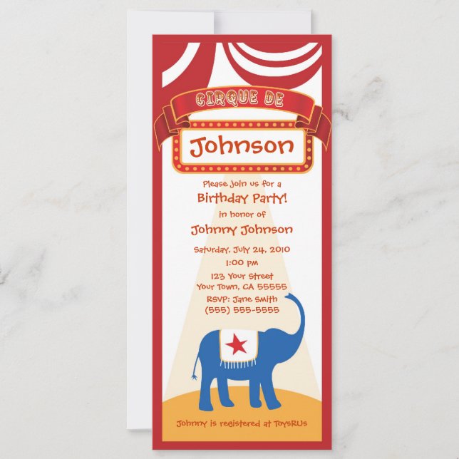 Karnevalinbjudan Inbjudningar (Framsida)