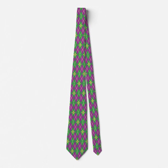 Karnevalsargyle Manar Neck Tie Slips (Framsida)
