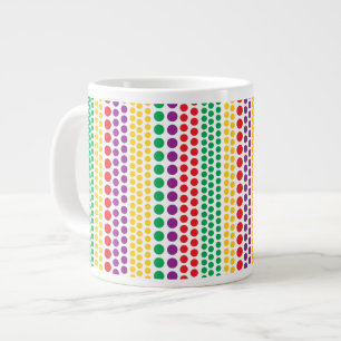 Karnevalsåterstoden Polka dots Specificerad Mugga Jumbo Mugg
