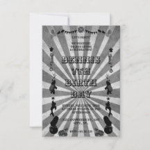 Karnevalsfestival svart och vit