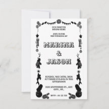 Karnevalsfestival svart och vit