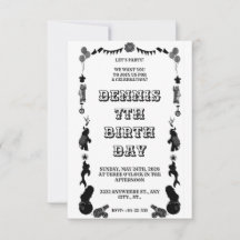 Karnevalsfestival svart och vit