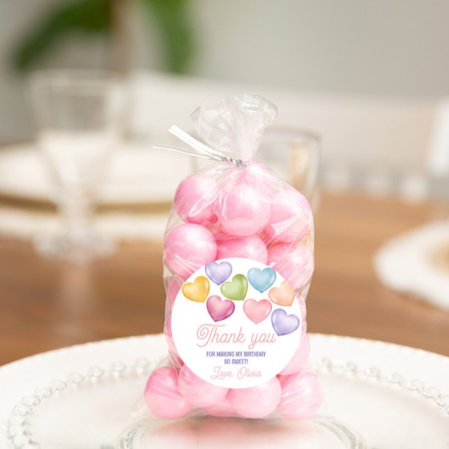 Kärnhjärtehjärtedagsvakt Runt Klistermärke (Skapare uppladdad)