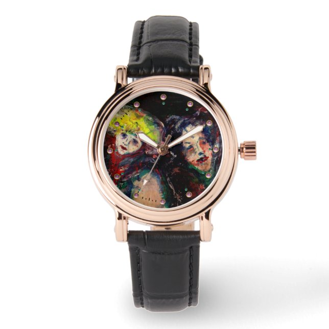 KARNISK NATT I VENICE Venetian Masqueramasker Armbandsur (Framsida)