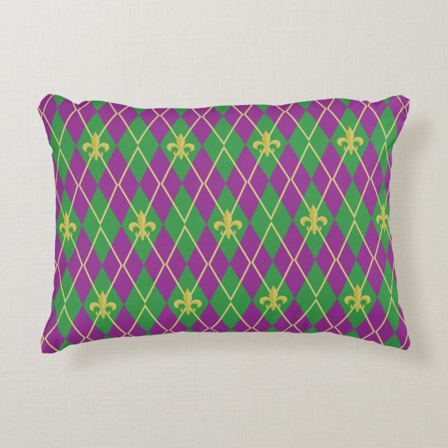 Karnival Argyle accent Pillow Prydnadskudde (Framsidan)