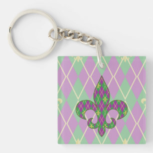 Karnival Argyle Acrylic Keychain