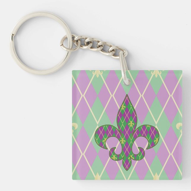 Karnival Argyle Acrylic Keychain (Framsidan)