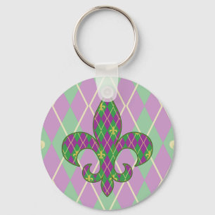 Karnival Argyle Keychain Nyckelring
