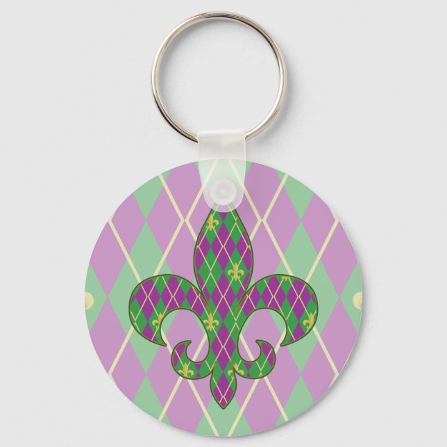 Karnival Argyle Keychain Nyckelring (Framsida)