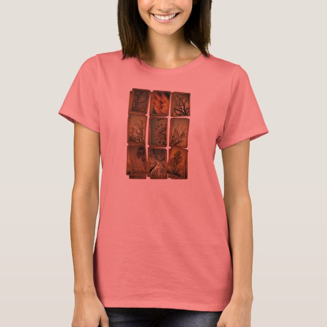 Karnival, Dragonflies, Träd T-shirt (Framsida)
