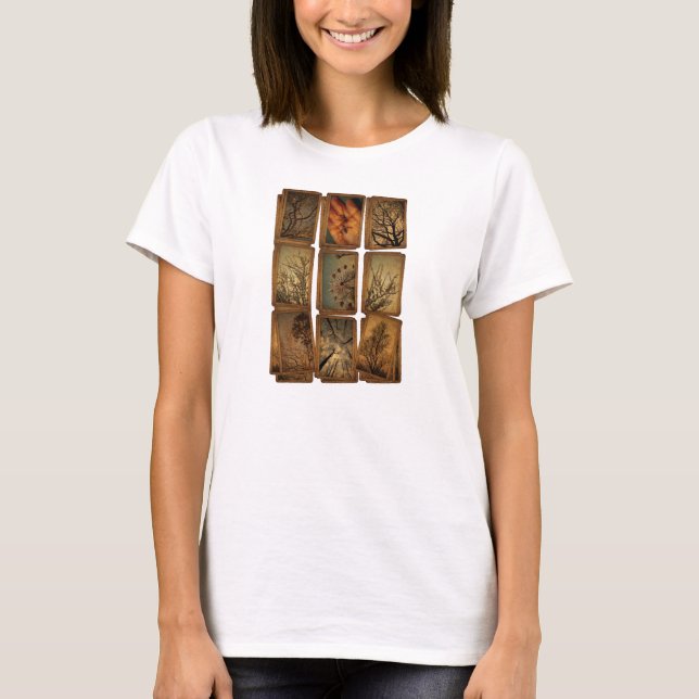 Karnival, Dragonflies, Träd T-shirt (Framsida)