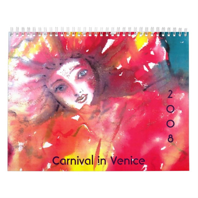 Karnival i Venedig av Bulgan Lumini Kalender (Omslag)