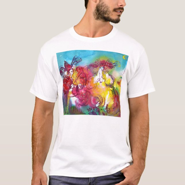 KARNIVAL NIGHT-mörk Tee Shirt (Framsida)