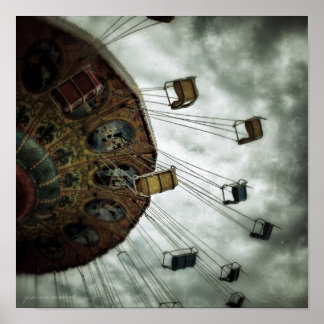 Karnival Ride 1 Square Poster