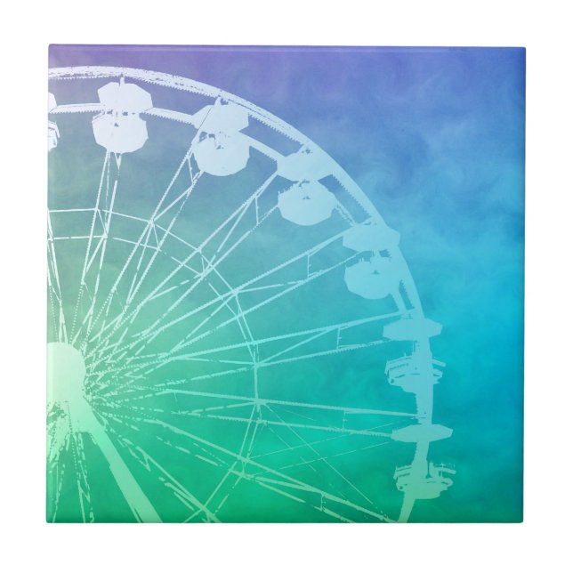 Karnival Sommardesign Kakelplatta (Framsidan)