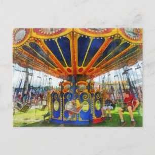Karnival - Toppen Swing Ride Vykort