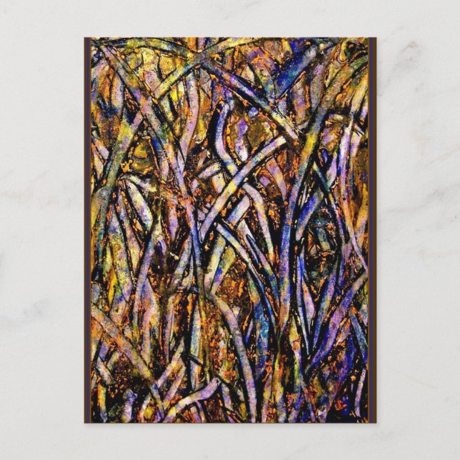 Karnivalsglasgräs med Orange mögelsvamp 2005 Vykort (Framsida)