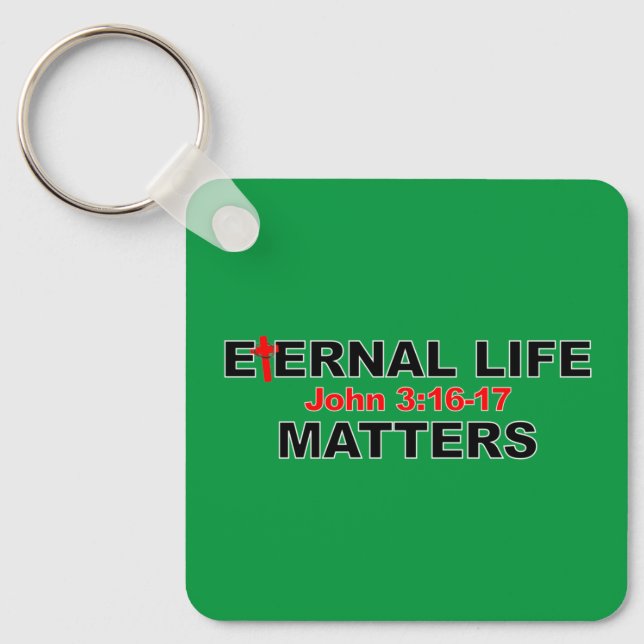 Kärnkedjan EInternal Life Matters Nyckelring (Framsida)