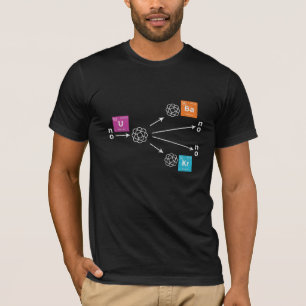 Kärnklyvning Fysiskt urankarbariumkrypton T Shirt