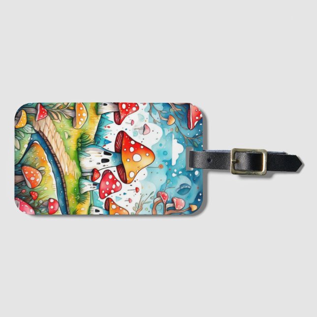 Kärnkonstruktion för löv av kute och svampar bagagebricka (Framsida horisontal)