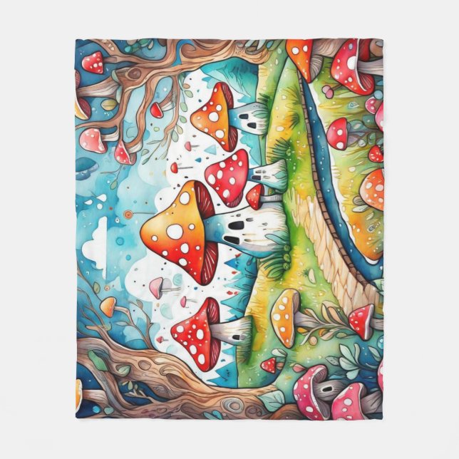 Kärnkonstruktion för löv av kute och svampar fleecefilt (Framsidan)