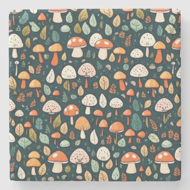 Kärnkonstruktion för löv av kute och svampar stenunderlägg (Framsidan)