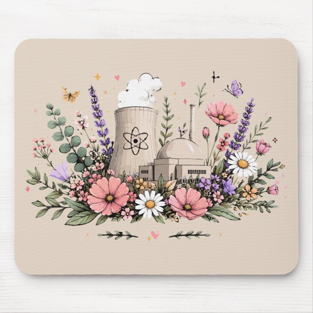 Kärnkraft Blommar Musmatta (Framsidan)
