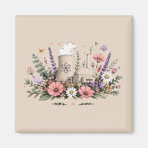 Kärnkraft Blomstrar Magnet