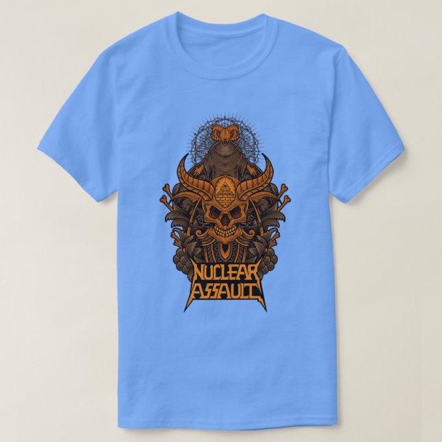 Kärnkraftattacksspel över t shirt (Design framsida)