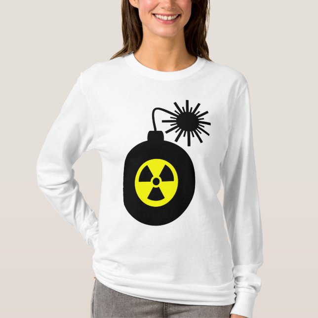 Kärnkraftbomb T Shirt (Framsida)
