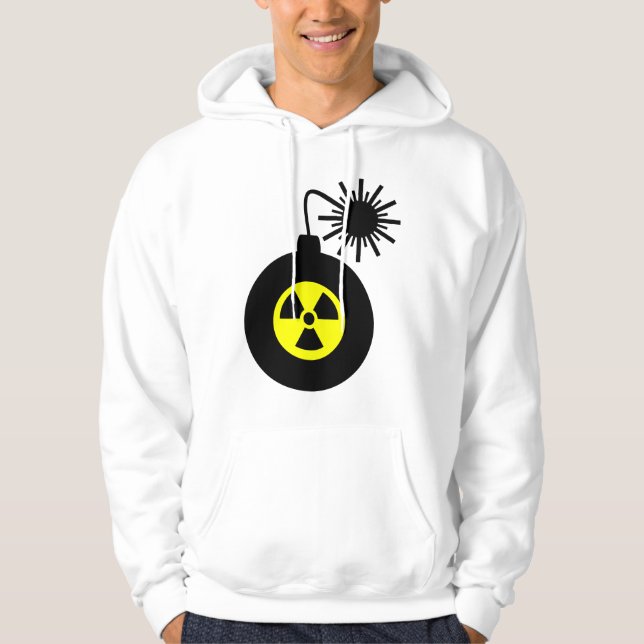Kärnkraftsbomb Sweatshirt Med Luva (Framsida)