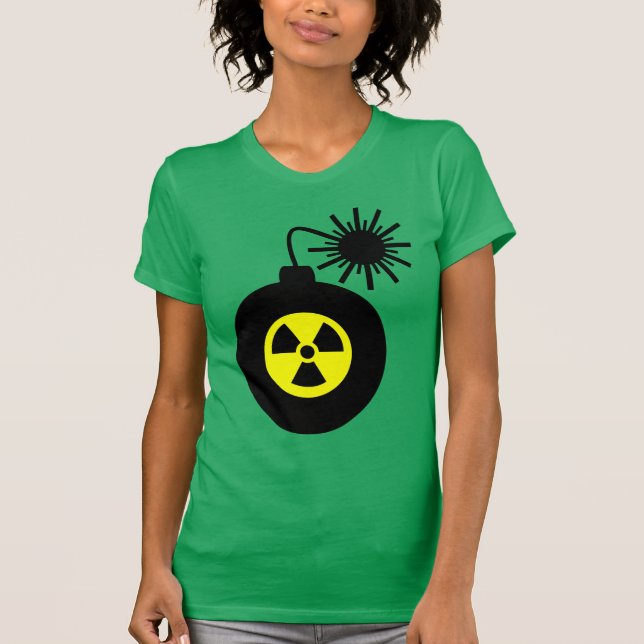 Kärnkraftsbomb T Shirt (Framsida)