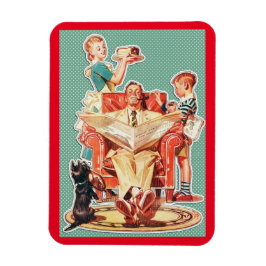 Kärnkraftsfamiljen 1950: 50:s hemmafrukaka magnet
