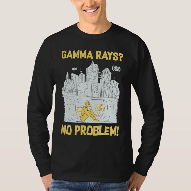 Kärnkraftsingenjör för gammastrålar t shirt (Framsida)
