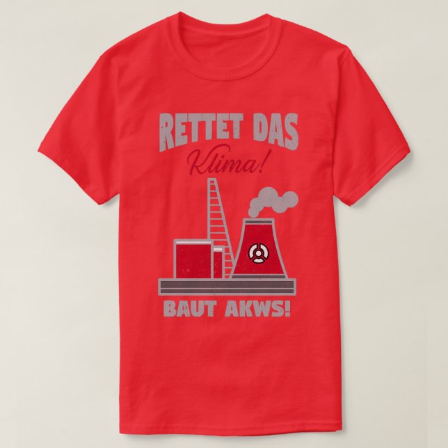 Kärnkraftsverket Kärnkraft T Shirt (Design framsida)
