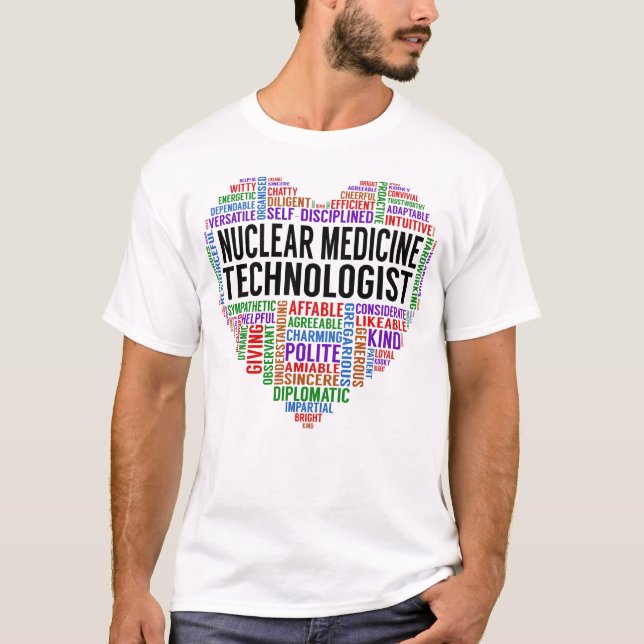 Kärnmedicintekniker Heart T Shirt (Framsida)