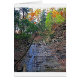 KärnmjölknedgångCuyahoga nationalpark Ohio Hälsningskort