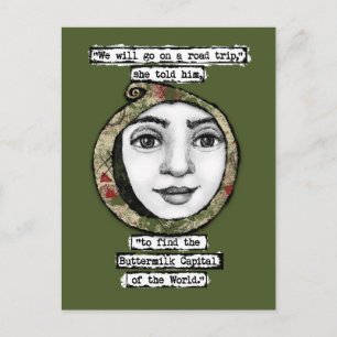 Kärnmjölkskapital (World Postcard) Vykort