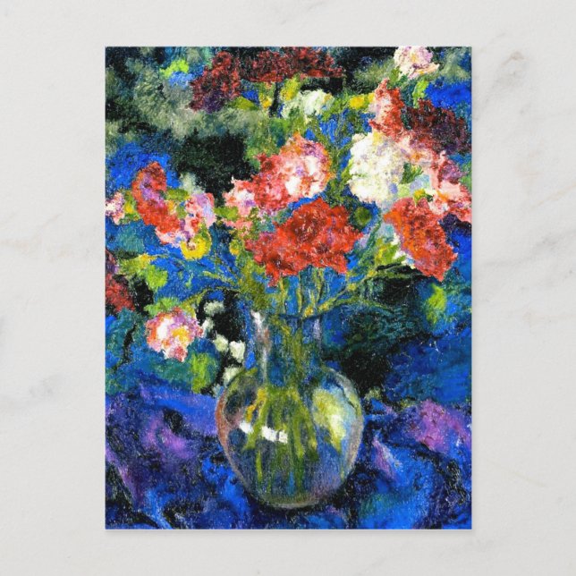 Kärnor i Vas i rund glas Vykort (Framsida)