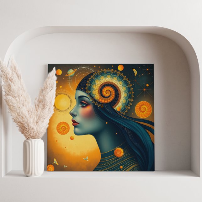 Kärnorna i Universe Canvastryck (Veins of the Universe Canvas Print)