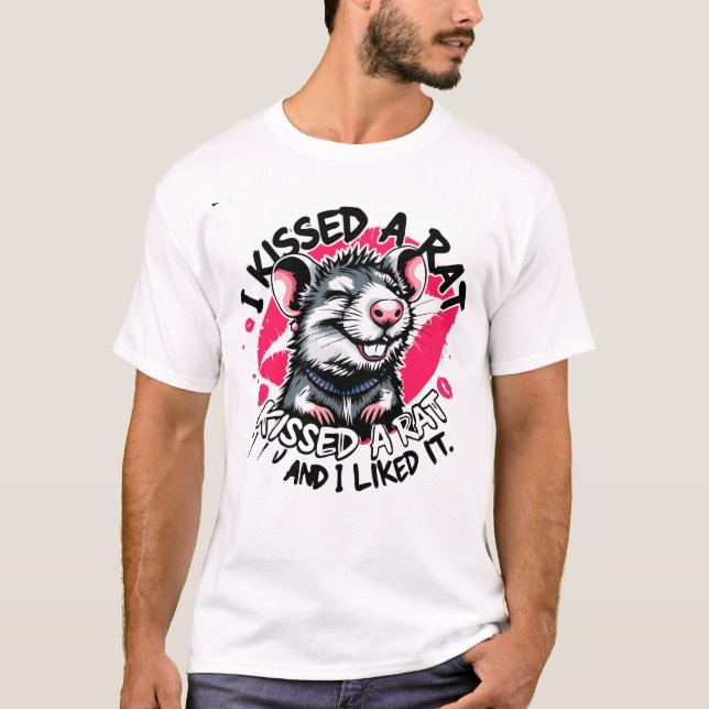 Kärnpunkten är ett sassi, kryddkryddigt råtta med t shirt (Framsida)