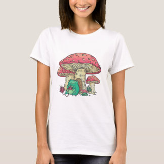 Kärnstam Frog Knitting under Mushroom T Shirt