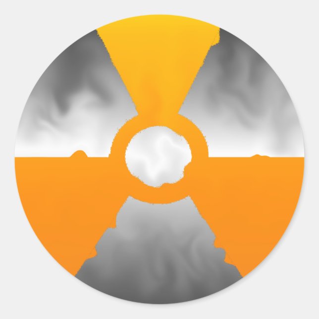 Kärnsymbol Runt Klistermärke (Framsida)