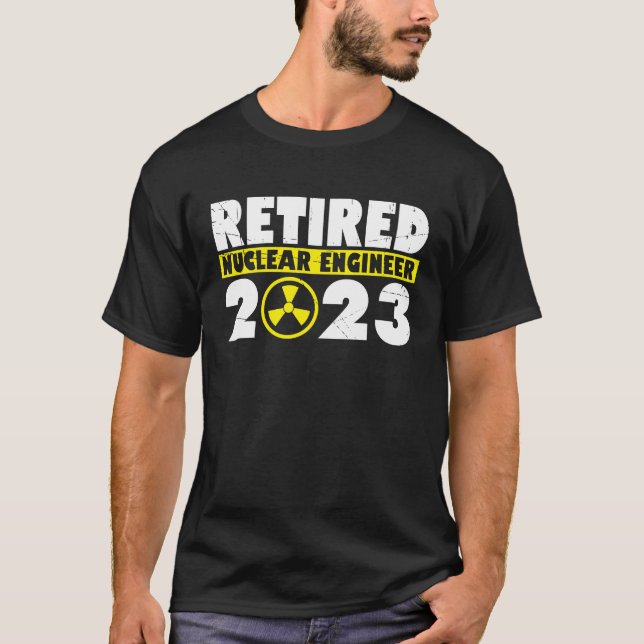 Kärnteknik för kärnkraft i Ingenjör, Student T Shirt (Framsida)