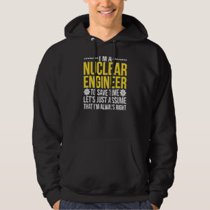 Kärnteknik för kärnteknik i Högerna Ingenjör allti Hoodie